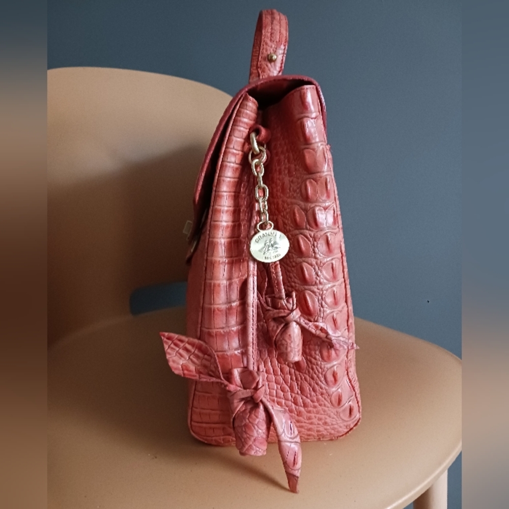 Brahmin Satchel Bag, Tulle - Picture 8 of 16